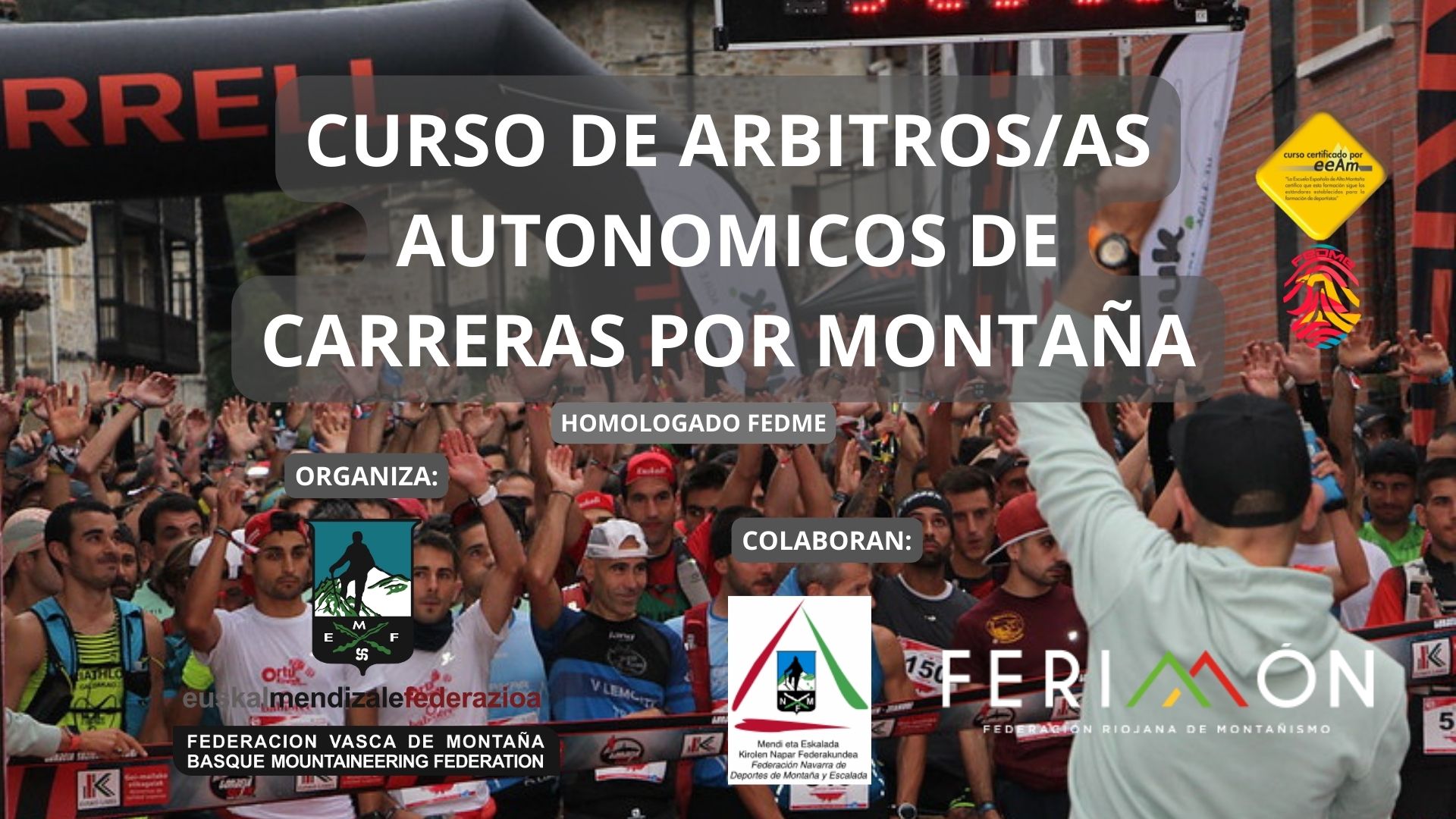 CURSO DE &Aacute;RBITROS/A AUTONOMICOS DE CARRERAS POR MONTA&Ntilde;A